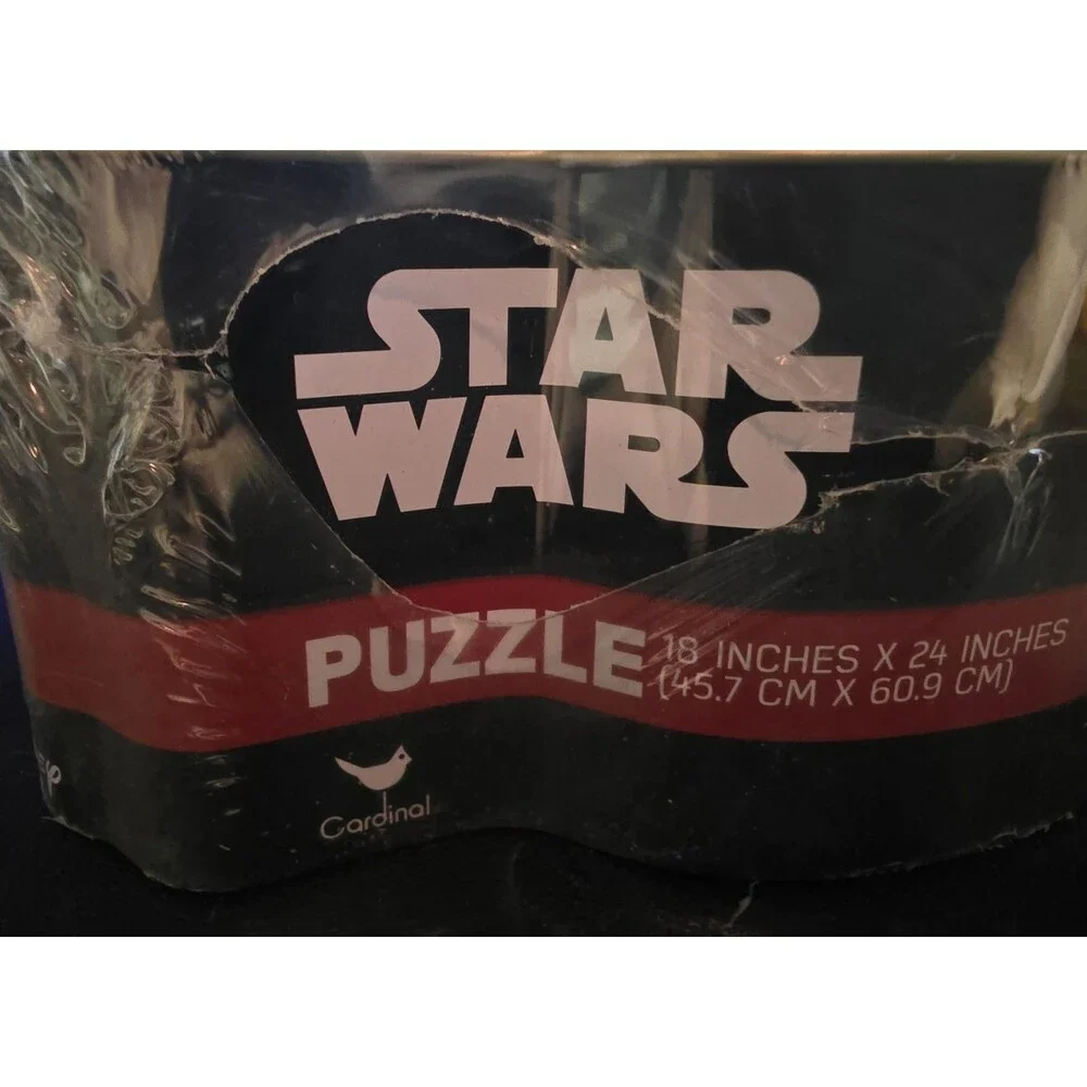 Star Wars The Force Awakens Sealed Puzzle Tin & 4-in-1 Games Lot Disney
